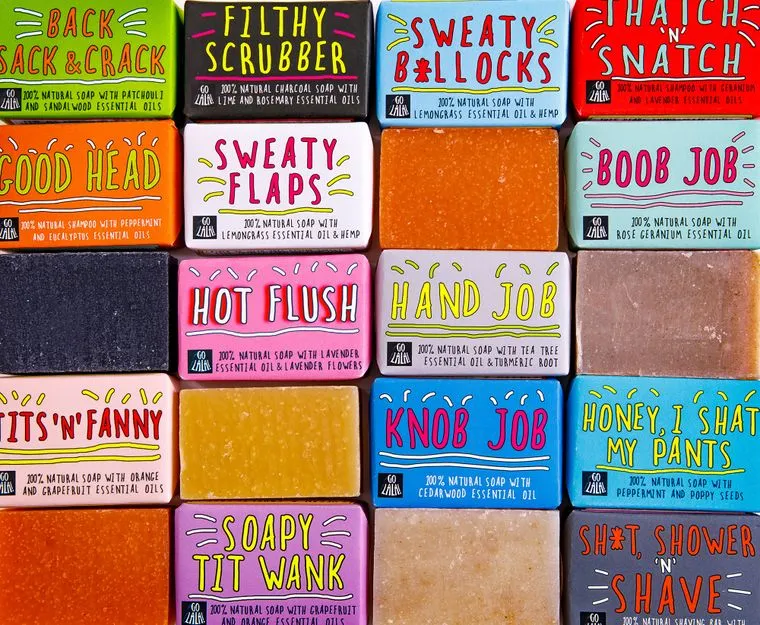 Back, Sack & Crack Soap Bar - Funny Rude Gift Aromatherapy Vegan Award Winning