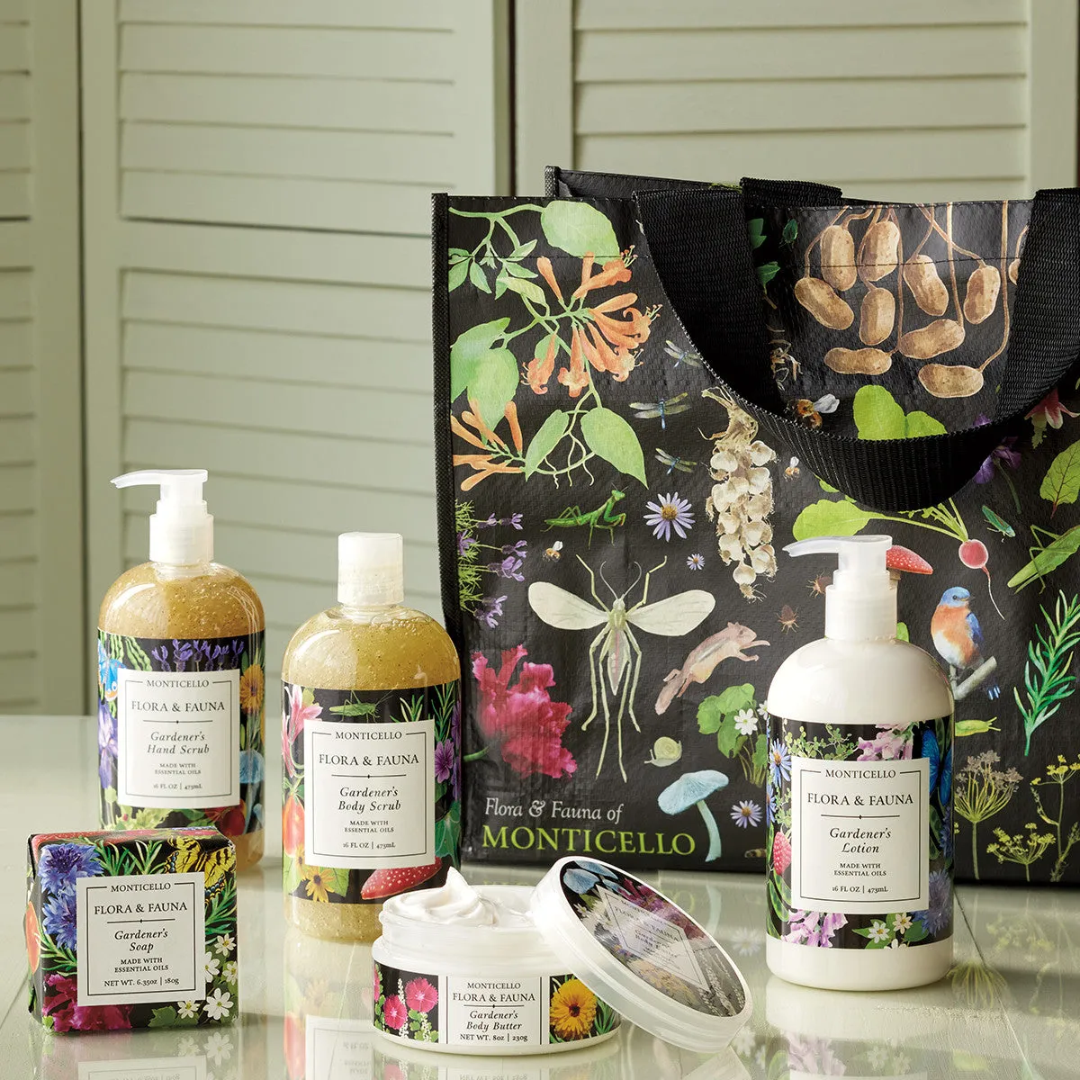 Monticello Flora & Fauna Skincare Set