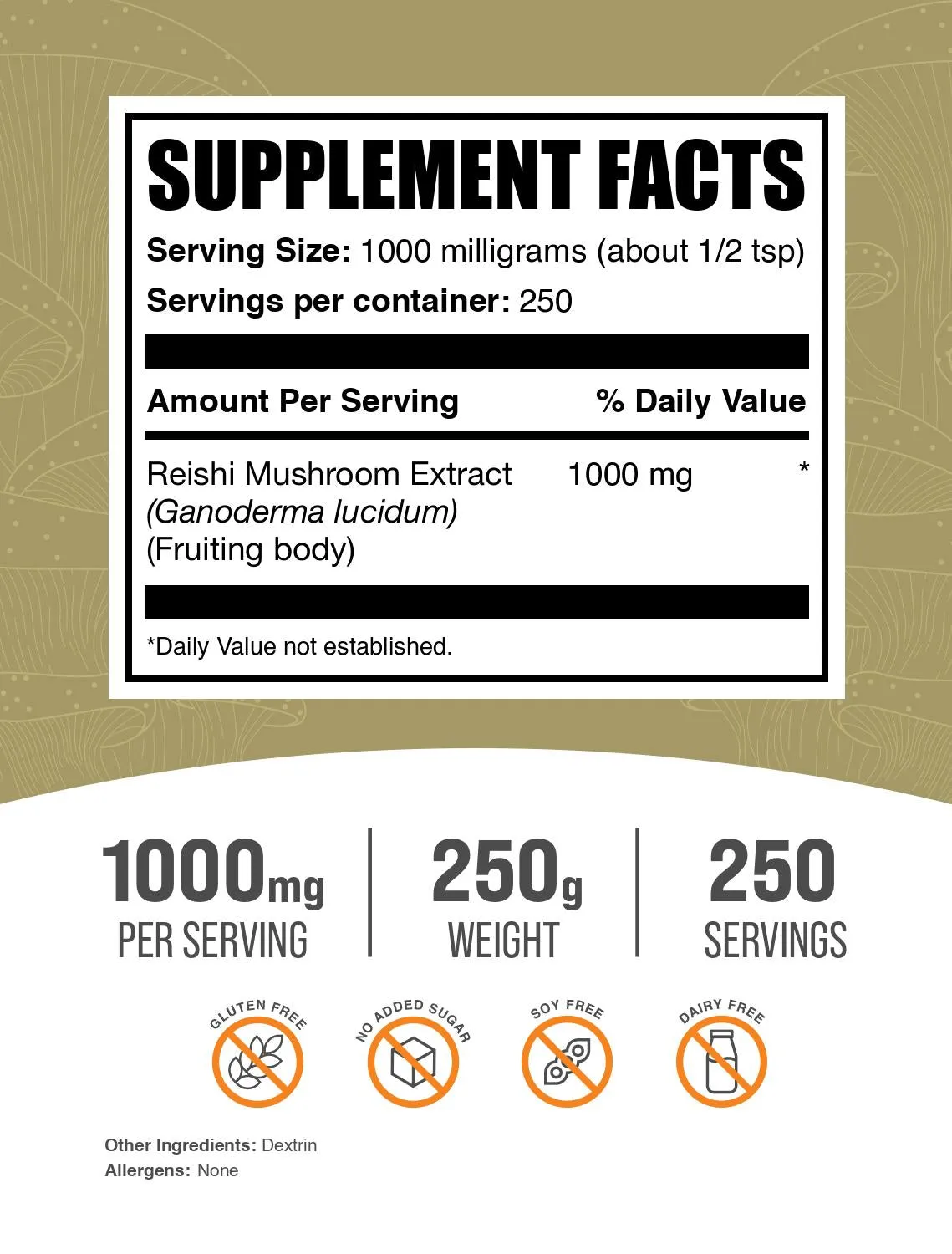 Reishi Mushroom Extract Powder